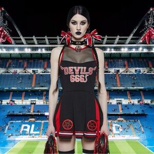 Devil cheerleader sz M